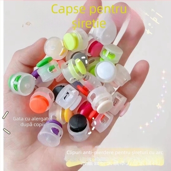 To Tao clemă pentru șireturi fără legare – clemă circulară plată, pentru adidași, pantofi casual și pantofi din textil, toate sezoanele