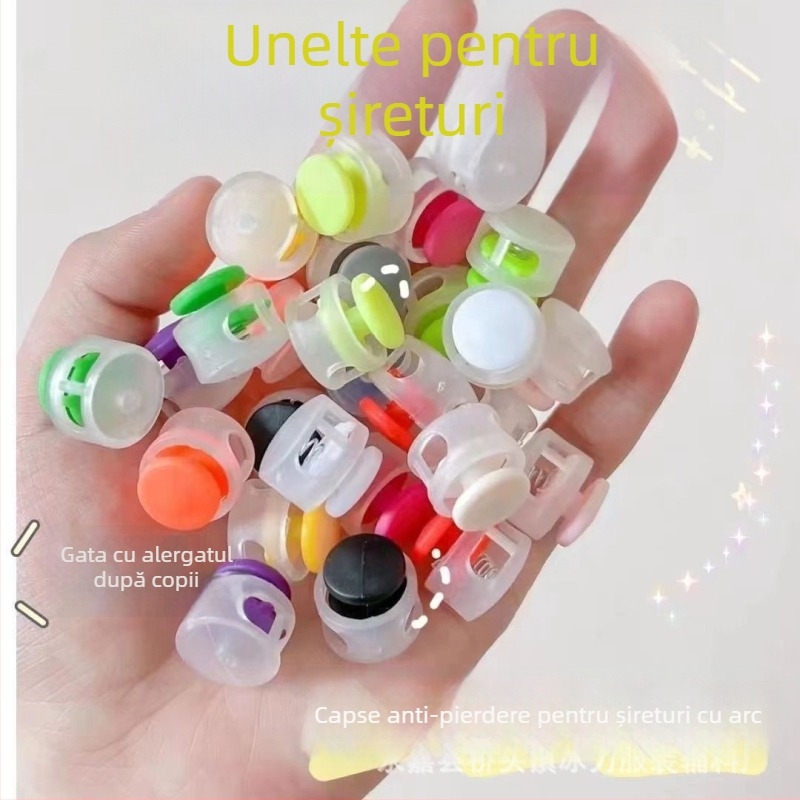 To Tao clemă pentru șireturi fără legare – clemă circulară plată, pentru adidași, pantofi casual și pantofi din textil, toate sezoanele