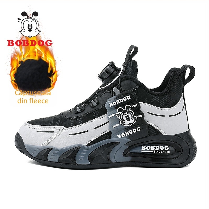 Pantofi de alergare pentru copii — panou din plasă, impermeabili, respirabili, talpă EVA antiderapantă, închidere cu cataramă rotativă