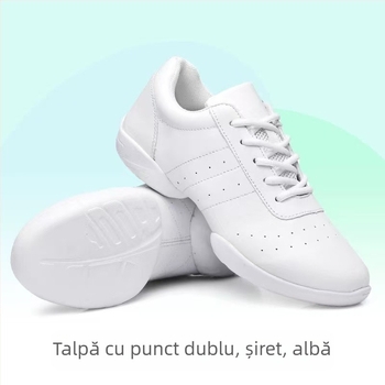 Pantofi de dans Sansha pentru copii, Unisex, partea superioară din piele sintetică, talpă din cauciuc