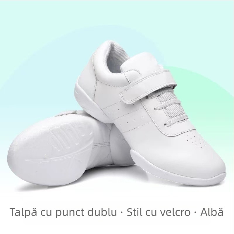 Pantofi de dans Sansha pentru copii, Unisex, partea superioară din piele sintetică, talpă din cauciuc