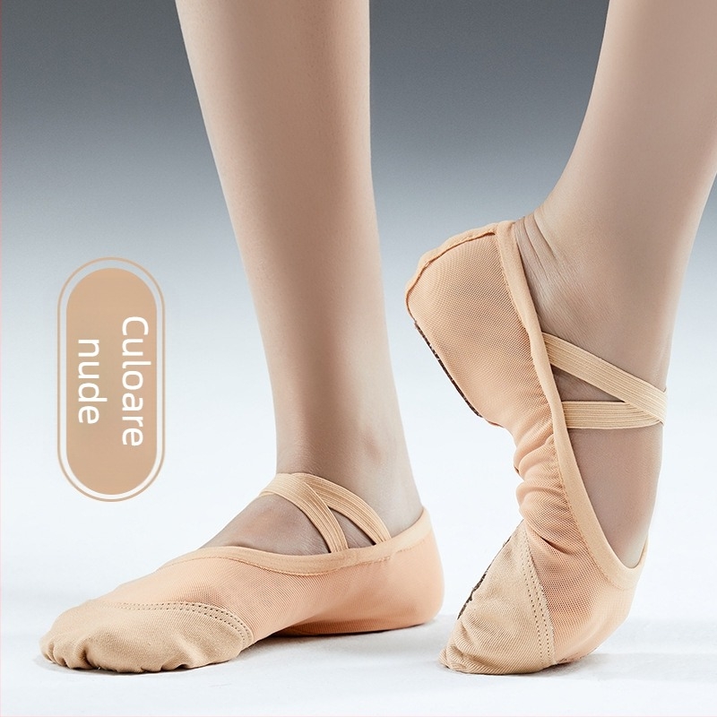 Pantofi de dans pentru copii – plasă elastică respirabilă, balet și dans modern, unisex, ușori, uscare rapidă, rezistenți