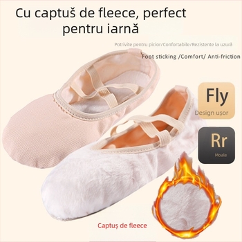 Pantofi balet pentru copii pentru fete, talpă TPU, uscare rapidă, Wu Xin Level (0-1 ani)