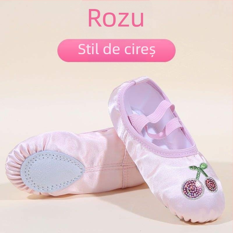 Pantofi de dans pentru copii, pentru fete, partea superioară din mătase, talpă moale, stil prințesă, dans Opera din Pekin (Vârsta: 2 ani; Partea superioară: mătase; Talpă moale; Stil: prințesă; Dans: Opera din Pekin)