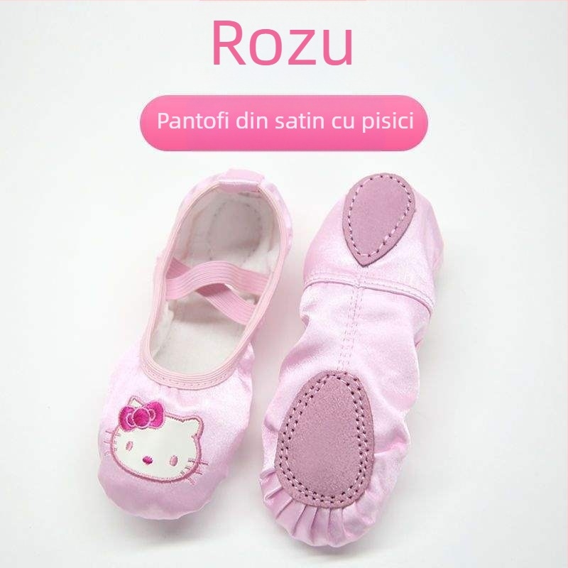 Pantofi de dans pentru copii, pentru fete, partea superioară din mătase, talpă moale, stil prințesă, dans Opera din Pekin (Vârsta: 2 ani; Partea superioară: mătase; Talpă moale; Stil: prințesă; Dans: Opera din Pekin)
