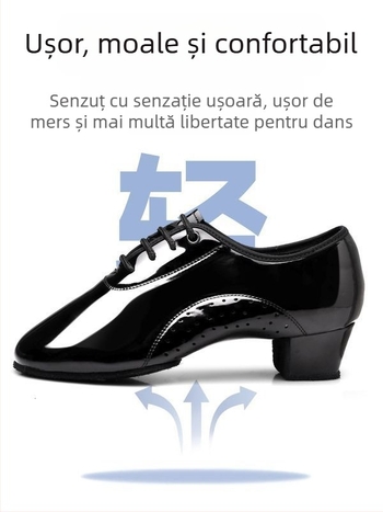 Pantofi de dans LATIN și MODERN pentru bărbați, băieți și copii — talpă MD; sex: masculin; vârstă: 0–1 ani
