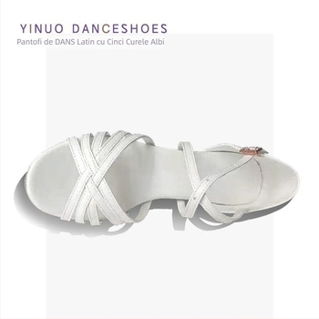 Pantofi de dans latino pentru fete, antiderapanti, ușori, respirabili, piele artificială