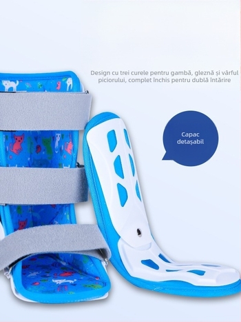 Orteza gleznei pentru copii – susținere pentru entorse, corecție valgus, material PP