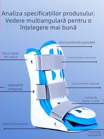 Orteza gleznei pentru copii – susținere pentru entorse, corecție valgus, material PP