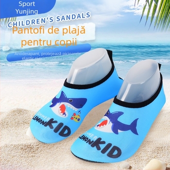 Pantofi de apă pentru copii - talpă antiderapantă din cauciuc, partea superioară din plasă, talpă EVA, design joasă