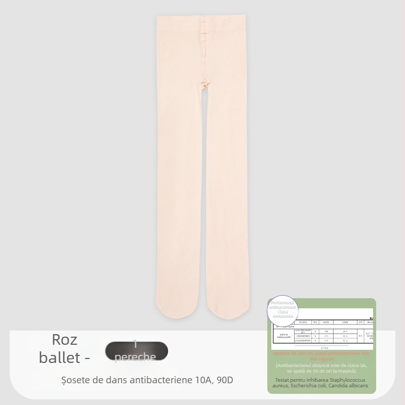 Colanți de dans pentru copii, pentru antrenament — nylon respirant, model de vară, pentru copii 3–8 ani, fini, absorb transpirația