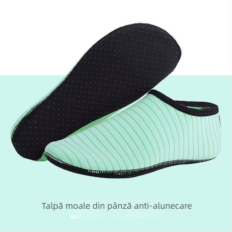 Pantofi de apă antiderapanti, talpă moale, uscare rapidă, pentru adulți și copii, pentru plajă și activități în apă