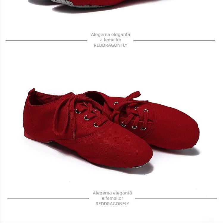 Pantofi de dans Jazz, talpă moale, de tip high-top / low-top, pantofi de fitness interior pentru bărbați adulți