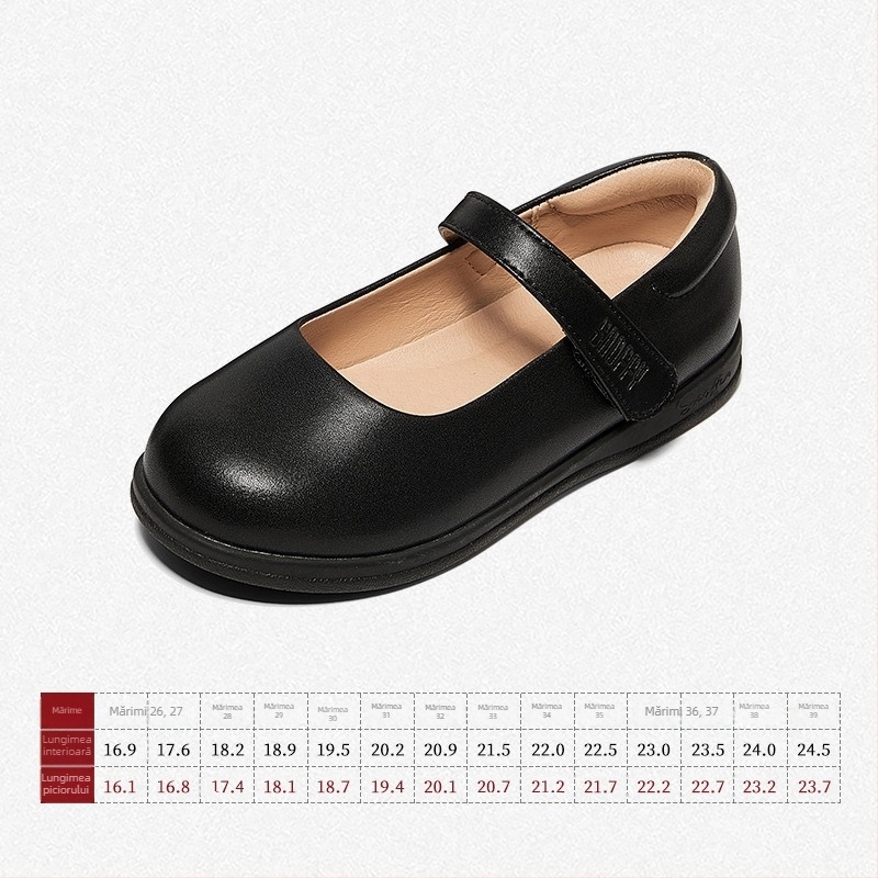 Pantofi pentru fete, stil prințesă, cu Velcro, partea superioară din Super Fiber, talpă TPR