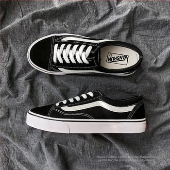 Adidași bărbați din pânză, casual, cu profil redus, respirabili, vârf ascuțit, șireturi