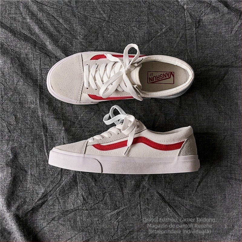 Adidași bărbați din pânză, casual, cu profil redus, respirabili, vârf ascuțit, șireturi