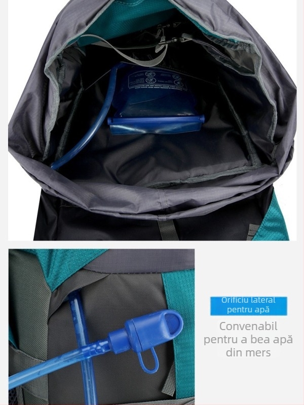 Nou rucsac impermeabil, multifuncțional pentru activități în aer liber, camping și drumeții – rucsac portabil din țesătură Oxford