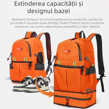 Gold Art Rucsac montan cu capacitate mare, impermeabil, pentru drumeții, camping și schi, stil 2025 cu izolație termică
