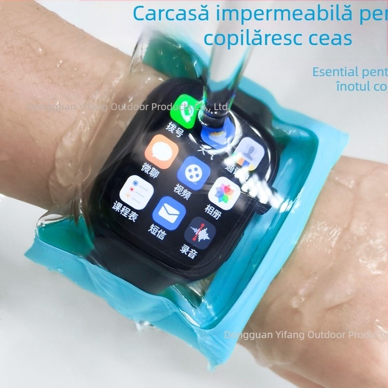 Geantă impermeabilă pentru ceas – PVC, sigilare automată, unisex, pentru scufundări și plajă