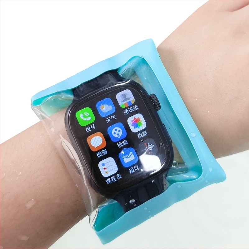 Geantă impermeabilă pentru ceas – PVC, sigilare automată, unisex, pentru scufundări și plajă