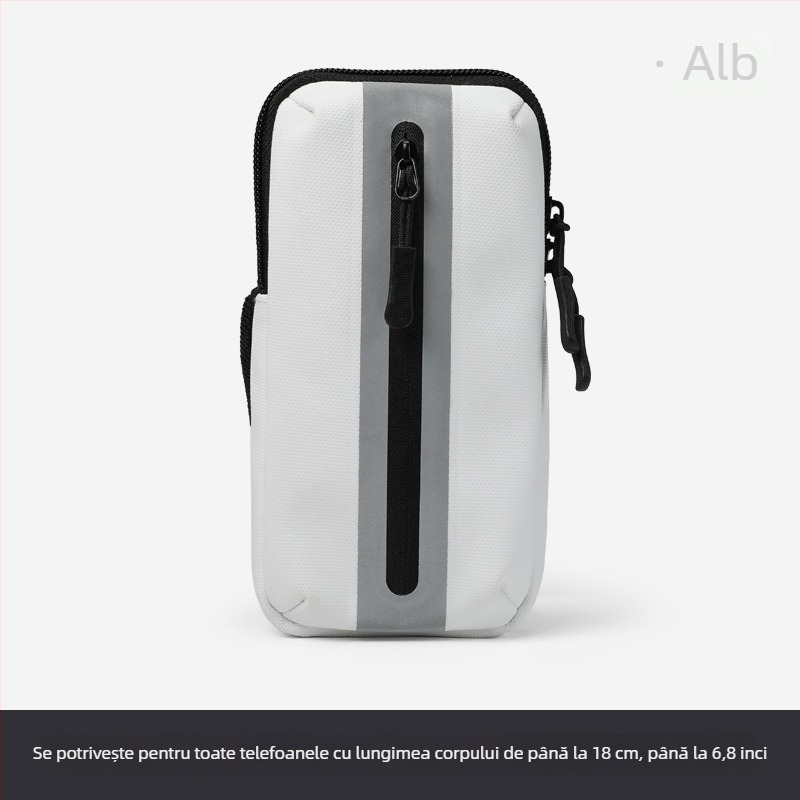 Geantă-armă pentru telefon la alergare (unisex) – material Oxford, respirabil, impermeabil, ultraușoară, căptușeală din poliester