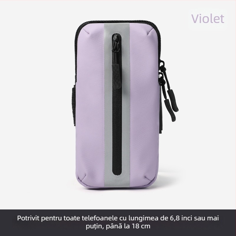 Geantă-armă pentru telefon la alergare (unisex) – material Oxford, respirabil, impermeabil, ultraușoară, căptușeală din poliester