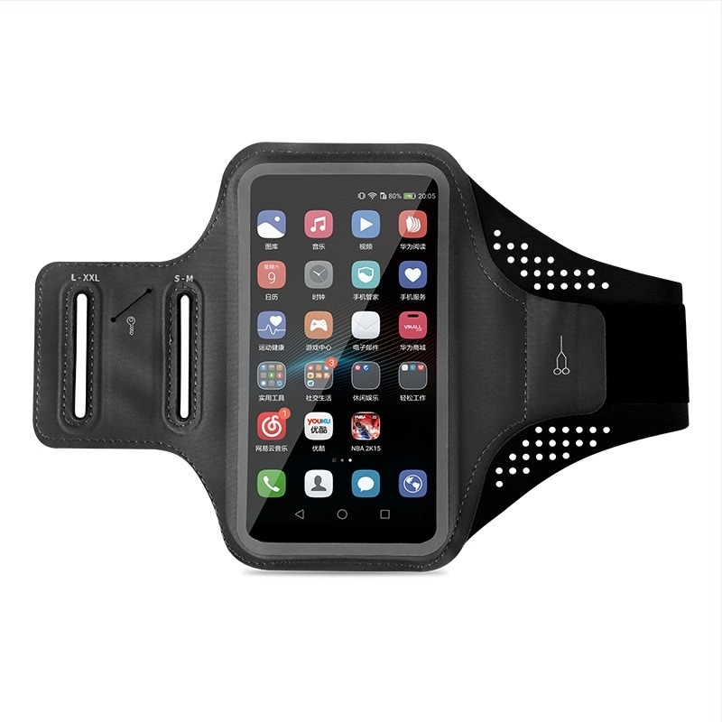Armband pentru telefon pentru sporturi în aer liber — ultra-subțire, ușor, impermeabil, compatibil cu ecranul tactil, poliester Ausitool, unisex, căptușeală nylon