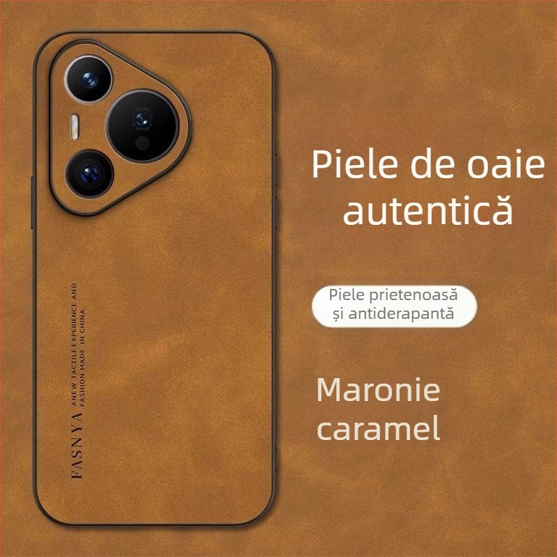 Huawei Pura80 husă de telefon – stil All-Inclusive, piele de miel, protecție anti-cădere, imprimare Inkjet