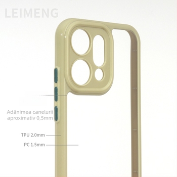 Husă pentru Oppo Reno14Pro, design dual, TPU + PC, fabricat manual