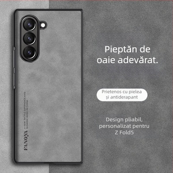 Husă spate pentru Samsung Galaxy Z Fold3 - Piele TPU, Turnare prin injecție, Stil business, Protecție anti-uzură și anti-cădere
