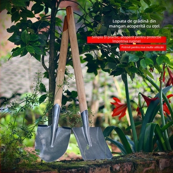 Origin lopată de grădină din oțel mangan pentru uz agricol și horticol, săpat în aer liber și cultivarea legumelor