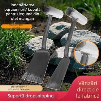 Lopata de grădină, oțel mangan, utilizare agricolă, origine Shandong, China, marcă Temporary