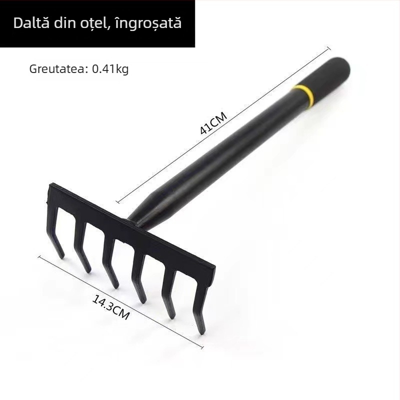 Honest Lopată de grădină din oțel mangan – Unealtă manuală pentru grădinărit, plantarea legumelor și florilor, afânarea solului