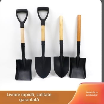 Lopată pentru copii pentru plantarea arborilor, mâner drept, pentru grădină în aer liber, săparea solului și utilizare la plajă