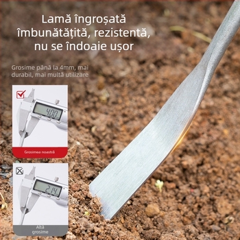 Airidun Set de 3 lopăți de grădină pentru grădina familială – lopățică pentru săpat usturoi, lopățică pentru ghiveci, lopățică pentru săpat în sol