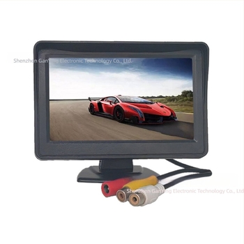 Monitor LCD pentru mașină, intrare CVBS, comutare video cu 2 căi, rezoluție 480x272, RCA, model JL-YJC-4301-2