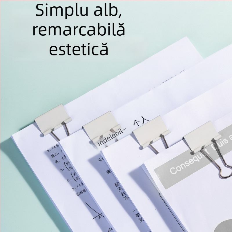 Clip metal pentru documente – clip pentru registre, Deli group
