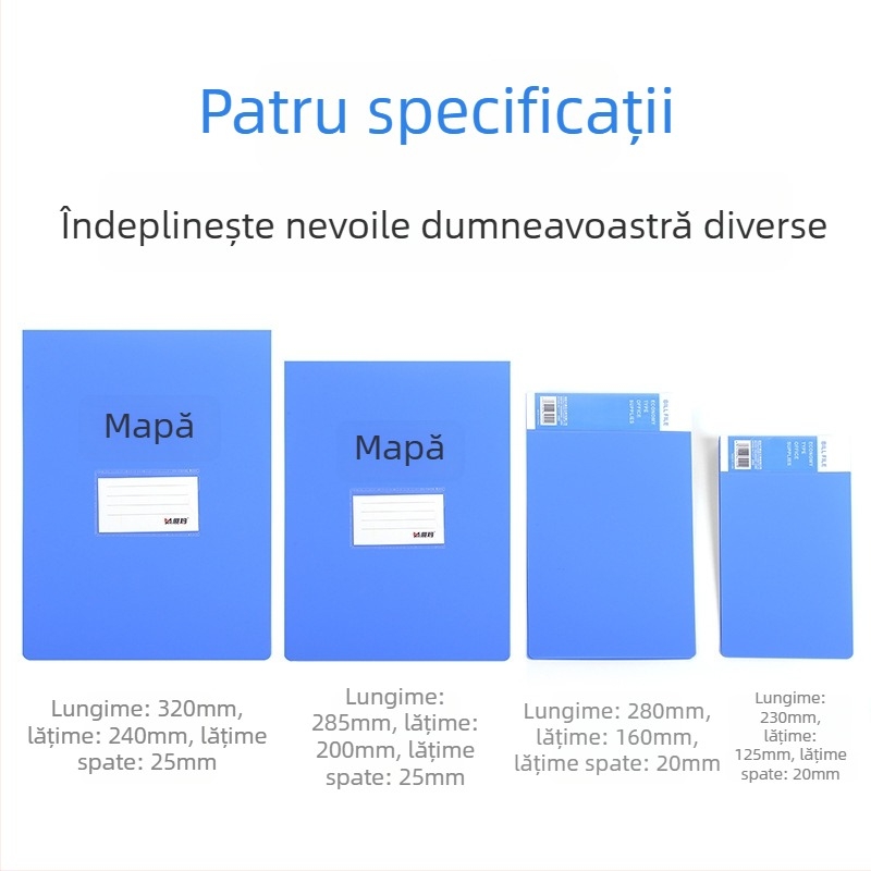 Suport pentru note cu clemă puternică, din plastic, imprimare logo disponibilă