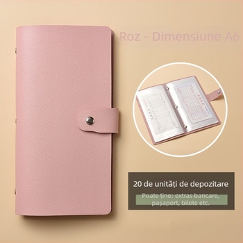 Carcasă pentru pașaport și documente, PU material, design simplu, unisex, primăvara 2025, noul trend național