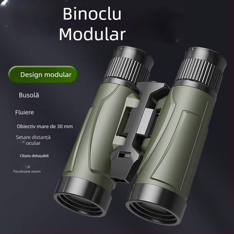 Telescop educațional pentru fizică pentru copii 7–14 ani, din plastic, DIY, multifuncțional, cu fluier și busolă