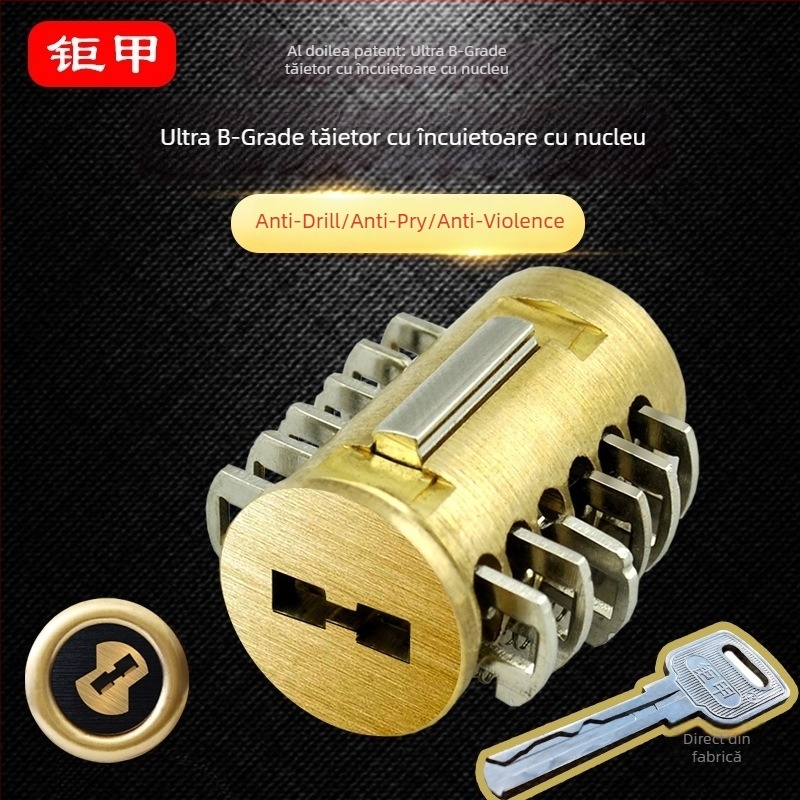 Încuietoare de volan cu alarmă pentru mașini – anti-furt; model: încuietoare de volan; tip: încuietoare cu alarmă