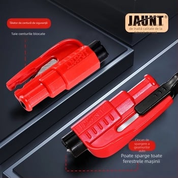 Cioc de spart geamul auto | Mairichi | Material: ABS + tungsten steel | Greutate: 0,19 kg | Cioc de siguranță multifuncțional | Sparge geamul într-o secundă