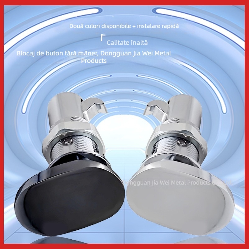 D01 Încuietoare tip cheie pentru RV pentru dulapuri și uși | aliaj de zinc/ABS, pentru dulapuri RV, uși suspendate și sertare, stil modern