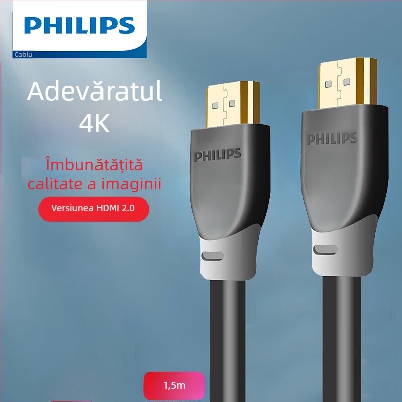 Cablu HDMI Philips 2.0, 4K, 2 m, 60 Hz