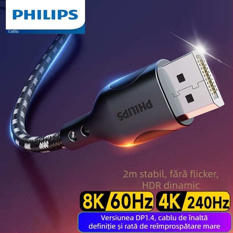 Cablu HDMI Philips 2.0, 4K, 2 m, 60 Hz
