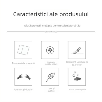 Husă de protecție pentru MacBook Pro și MacBook Air – HRHPYM, Plastic