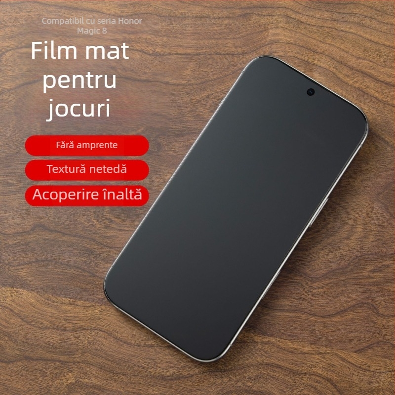 Protecție ecran frontal pentru Honor Magic 8AR – suprafață mată, anti-amprente, anti-reflexie, anti-zgâriere