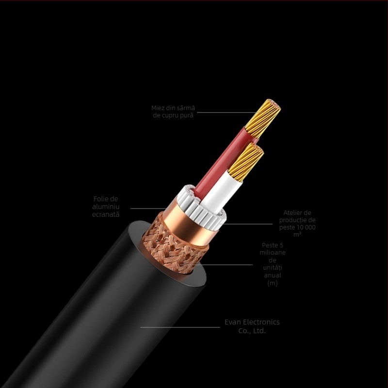 Cablă adaptor audio 3,5 mm femelă la femelă XLR pentru microfoane, amplificatoare și difuzoare