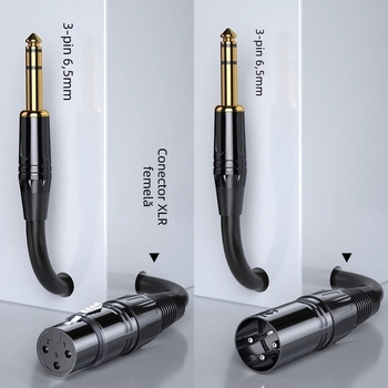 Cablu difuzoare Flash repairman M4004 – pentru echipamente audio și microfon, placat cu aur