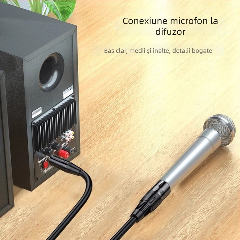 Cablu difuzoare Flash repairman M4004 – pentru echipamente audio și microfon, placat cu aur